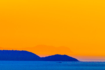 Naklejka premium Twilight sky