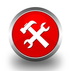 Obraz premium BOUTONS ICONES COLLECTION ROUGE