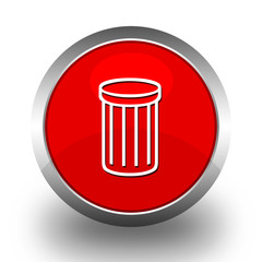 BOUTONS ICONES COLLECTION ROUGE