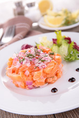 salmon tartar