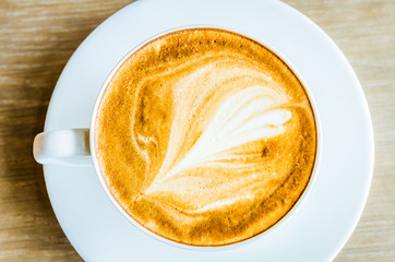 Latte coffee