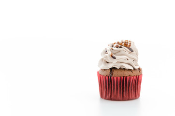 Cupcakes isolated on white background
