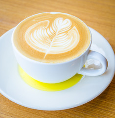Latte coffee