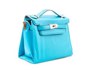 Handbag isolated white background