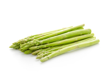 asparagus isolated on white