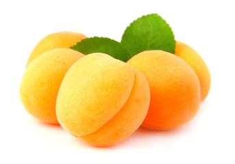 Sweet apricots fruits