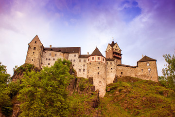 Fototapeta na wymiar Loket Castle - Czech Republic, Europe