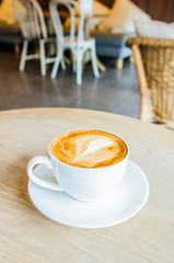 Latte coffee