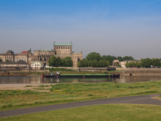 Elbe river in Dresden