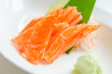 Kani sashimi