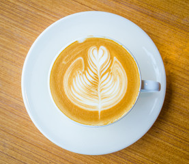 Latte coffee