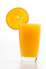 Orange juice glass