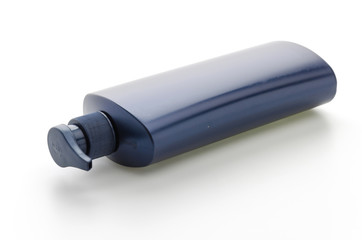 Cosmetic bottle isolated on white