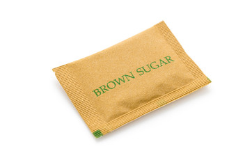 Sugar bag isolated on white