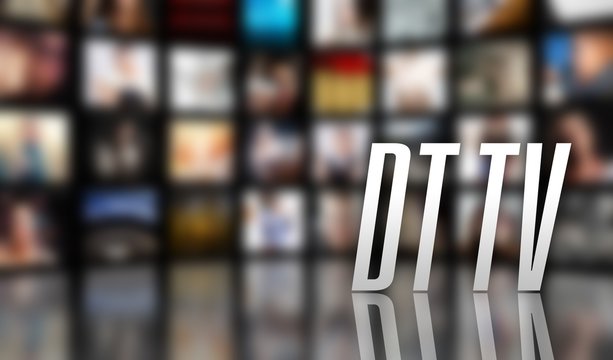 DT TV television concept LCD screen panels