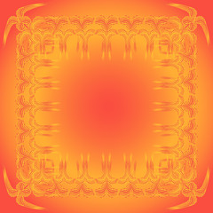 Tablecloth border pattern