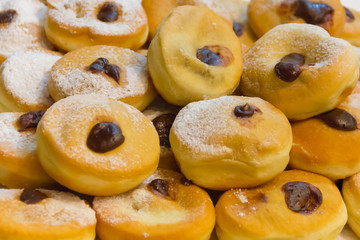 Krafen with cream
