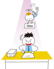 天使が運んでくるアイデア