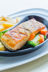 Salmon grilled
