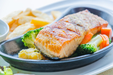 Salmon grilled