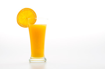 Orange juice glass