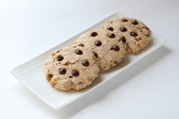 cookies de nueces y chocolate