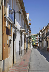 Fototapeta na wymiar Calpe. Old town. Spain