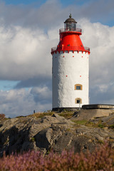 Fototapeta na wymiar Lighthouse in Stockholm archipelago.