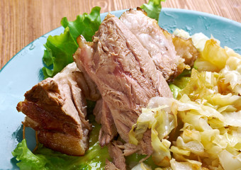 Bavarian  grilled knuckel of pork