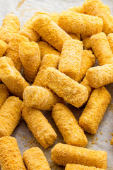 Potato Croquettes ready to be cooked