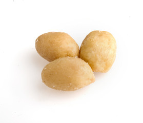 Peanuts isolated on white background