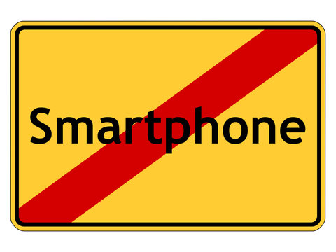 Smartphone verboten