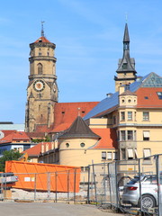 Obraz premium Stuttgart, Stiftskirche (Juli 2014)