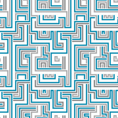 Maze seamless pattern.
