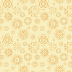 An abstract vintage pattern seamless background.