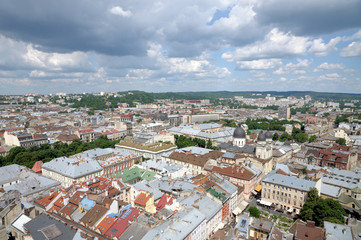 Obraz premium Panorama Lviv.