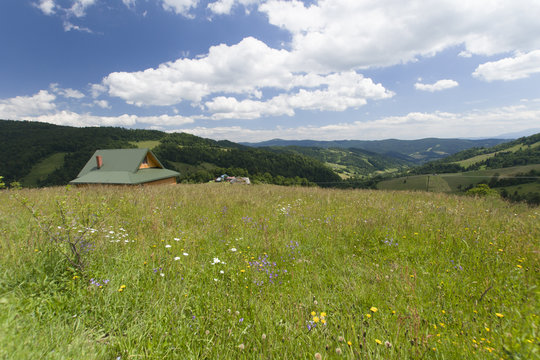 Dolina potoku Jamne, Gorce, Ochotnica, Polska