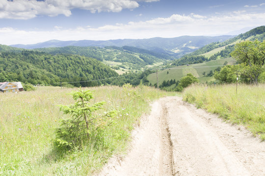 Dolina potoku Jamne, Gorce, Ochotnica, Polska