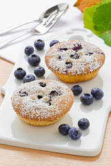 Muffin mit Blaubeeren