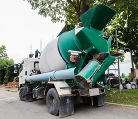 Concrete mixer truck