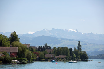 Fototapeta na wymiar Zürichsee