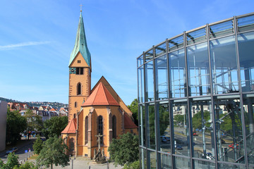 Stuttgart, Leonhardskirche (Juli 2014)
