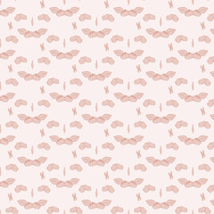 An abstract vintage pattern seamless background.