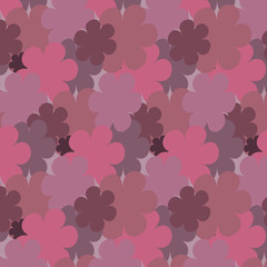 An abstract vintage pattern seamless background.