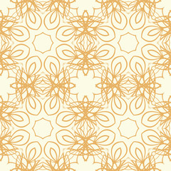 An abstract vintage pattern seamless background.