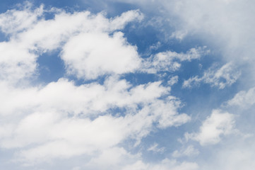 Blue sky and clouds