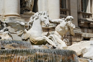 Fountain di Trevi - famous Rome's place