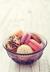 Different kinds of macaroons