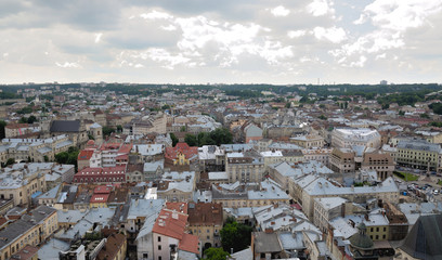 Fototapeta na wymiar Panorama Lviv.