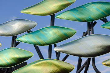 Obraz premium The Shoal sculpture, Stratford
